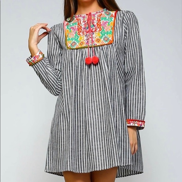 ❤️ Boho Vintage Dress / Tunic Top. - Picture 4 of 10